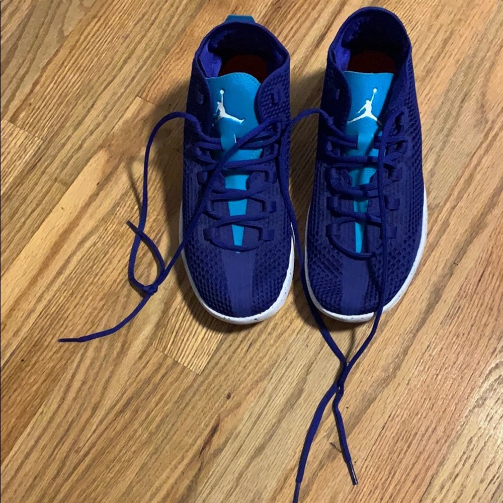 Air Jordan Blue and Purple